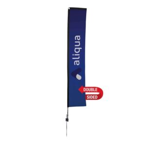 Premium Rectangle Sail Sign Kit (14.5' Double-Sided - Quick Ship Eligible)