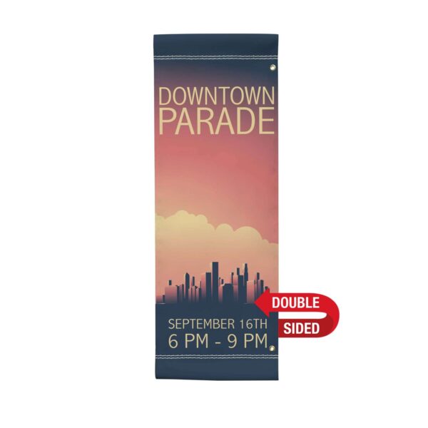 Vinyl Boulevard Banner (30" x 84" - Double-Sided)