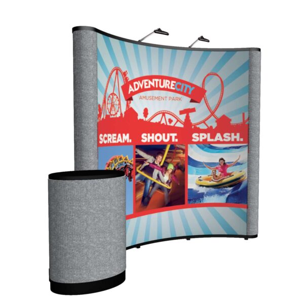 Curved Show 'N Rise Floor Display Kit