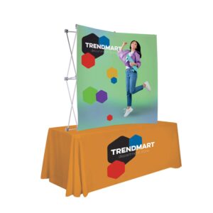 Curved Splash Tabletop Display Face Kit (6' - Polyester Knit)